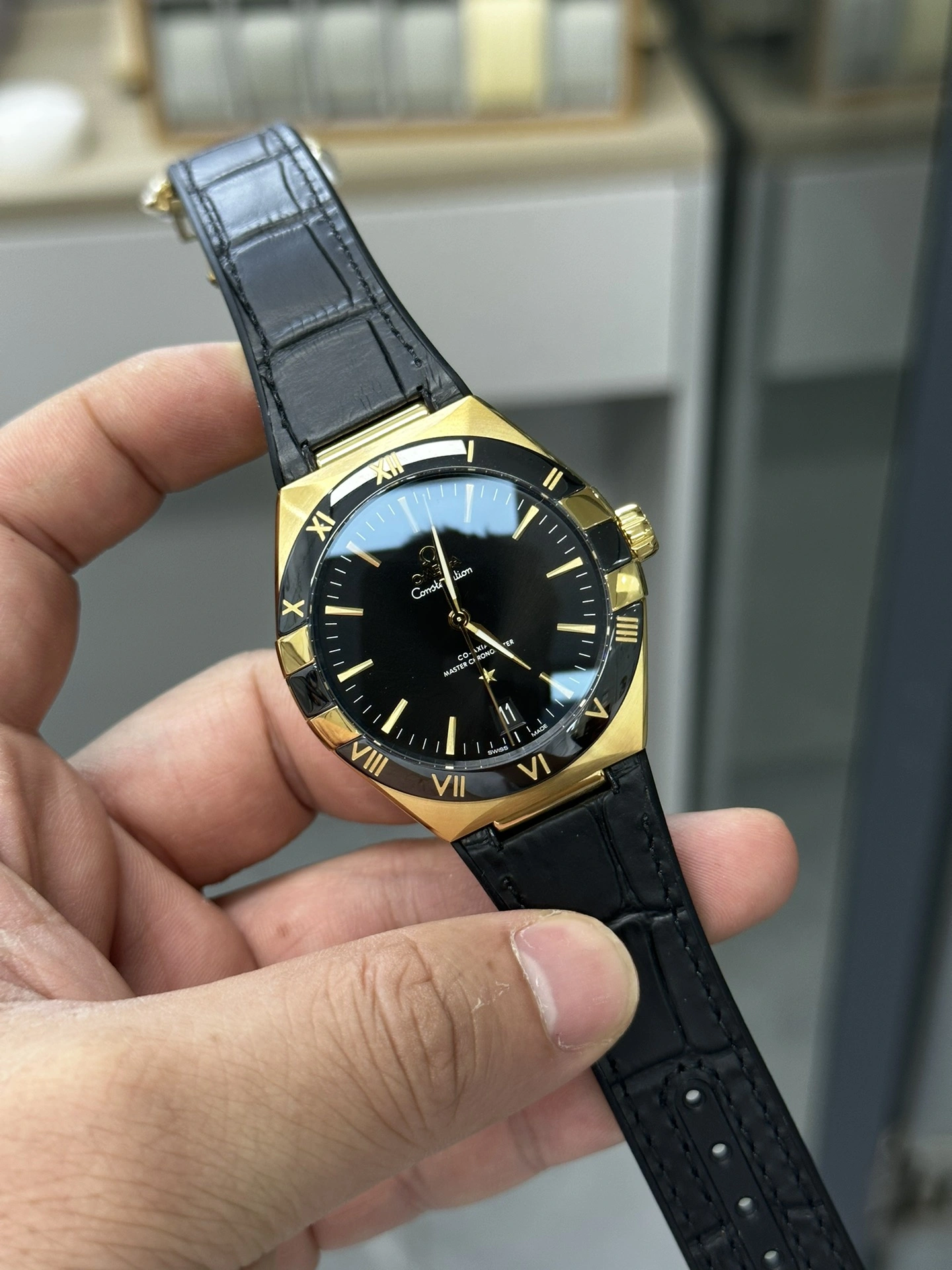 CBD Factory Omega Constellation 41mm Yellow Gold Black Ceramic (131.63.41.21.01.001) 1:1 Super Clone – DD8900 Movement Trendsetting 308